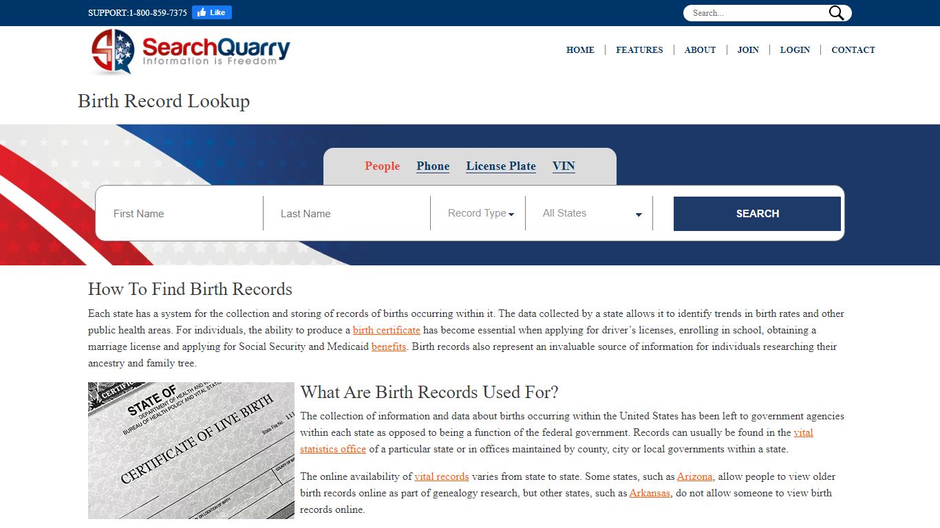 How to Find Birth Records Online - SearchQuarry